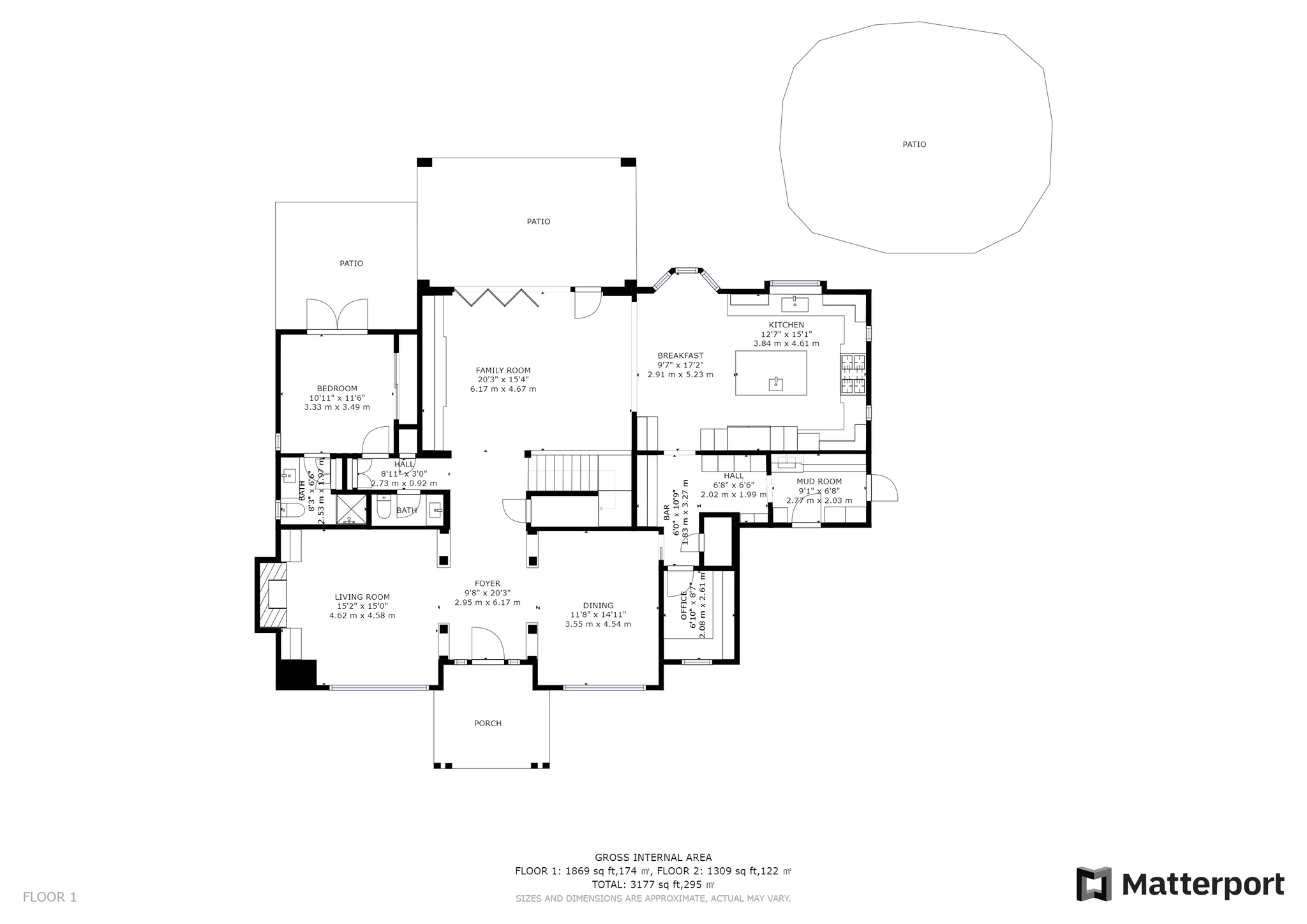 Floorplan Floor 1